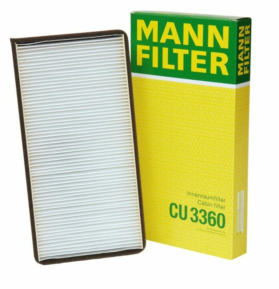 Porsche Cabin Air Filter 99657221902 - MANN-FILTER CU3360